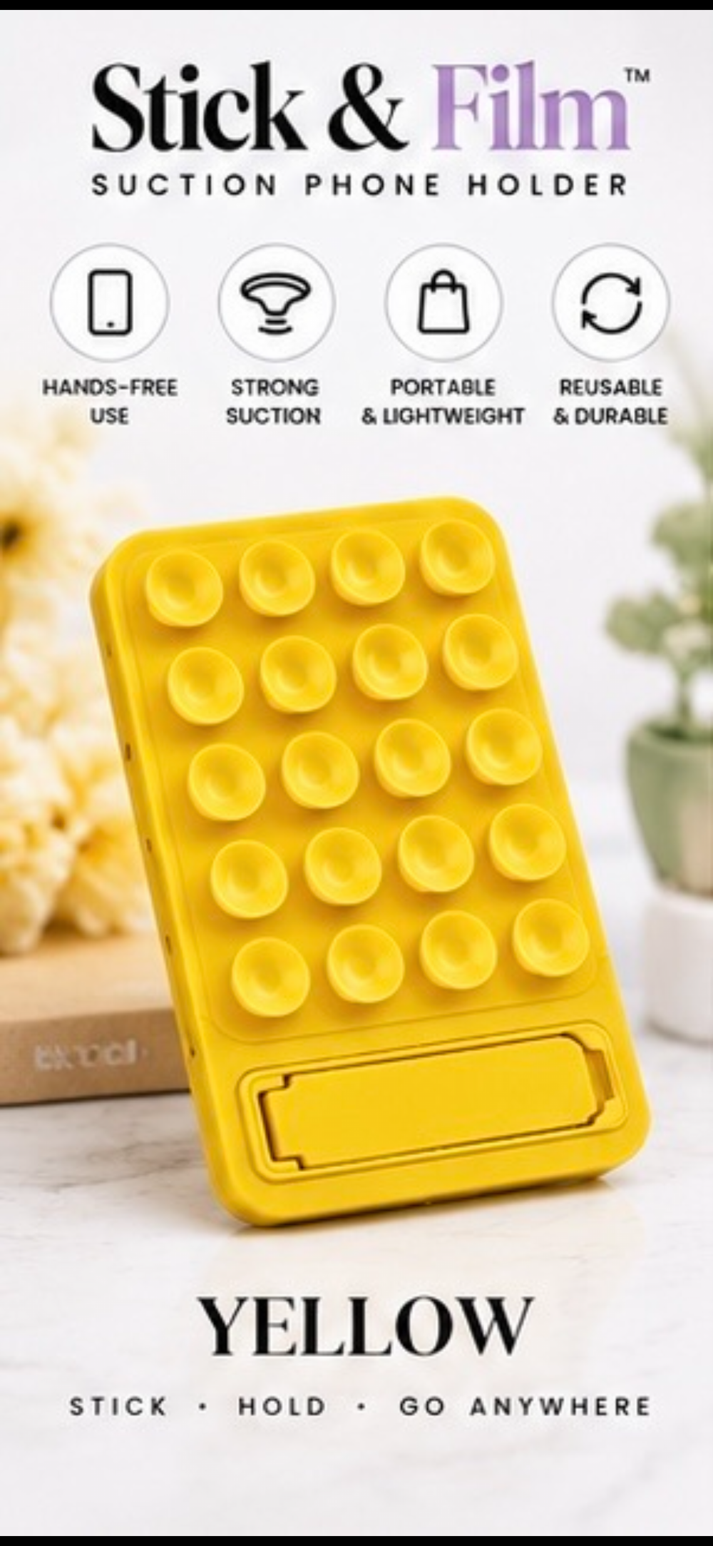 Stick & Film — Suction Phone Holder