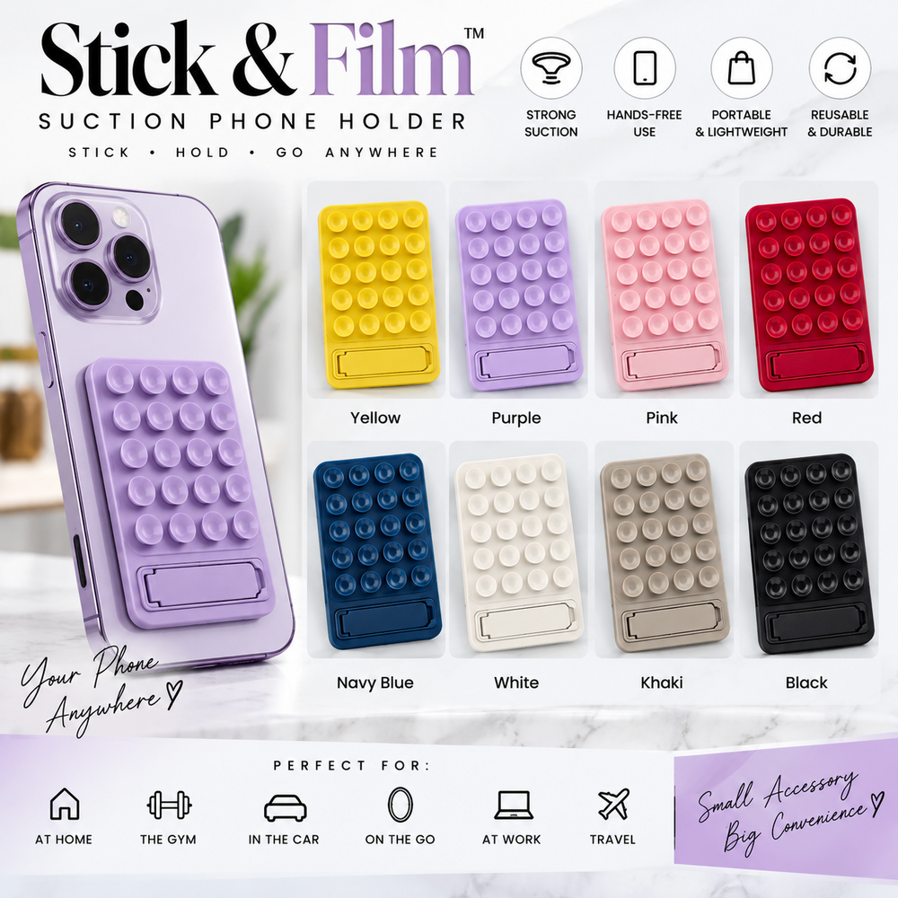 Stick & Film — Suction Phone Holder